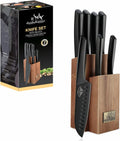 Black Chef Knife Set W6292
