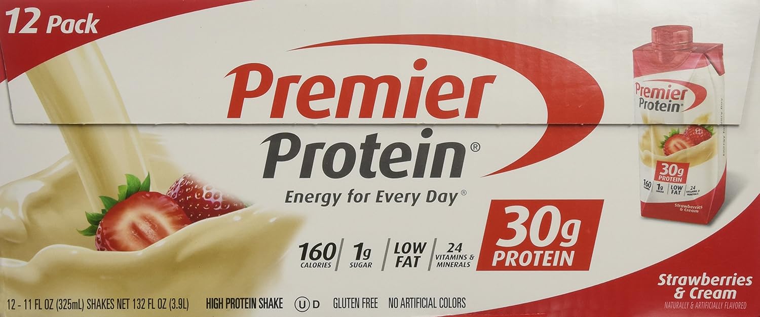 Strawberry Cream High Protein Shake, 11 Fl. Oz., 12 Pack S4777