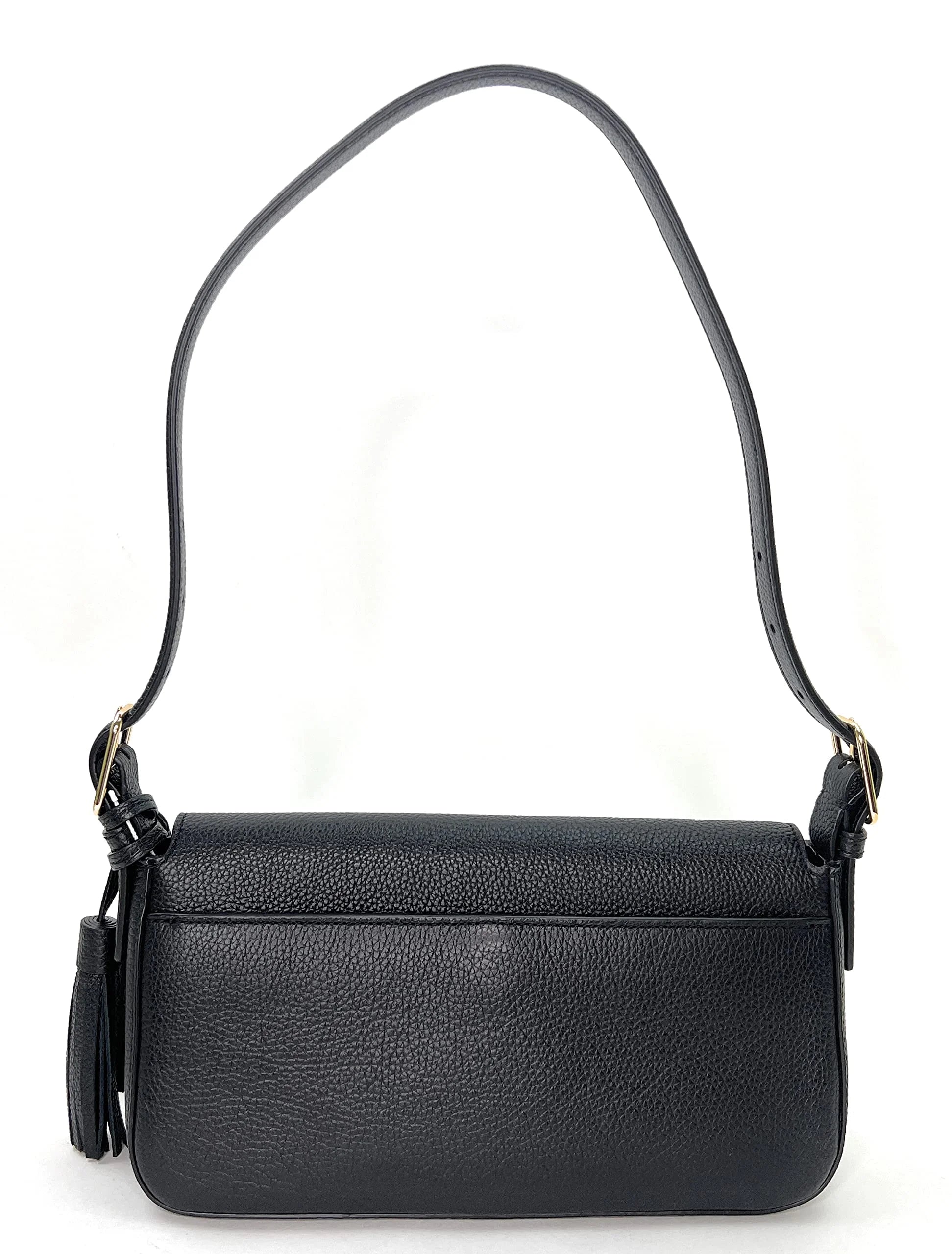 Black Flap Shoulder Bag J813808