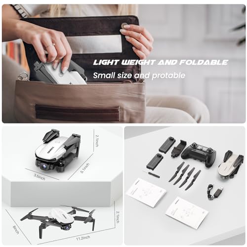 Drone With Camera 1080P, RC Quadcopter With Altitude Hold, Mini Drone Q297