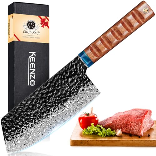 Damascus Nakiri knife 7 inch Q974021