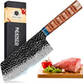 Damascus Nakiri knife 7 inch Q974021