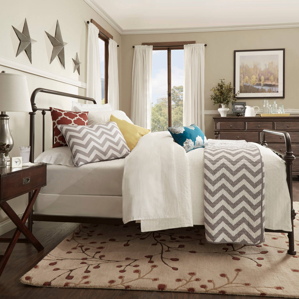 Dark Bronze Twin Iron Bed H269
