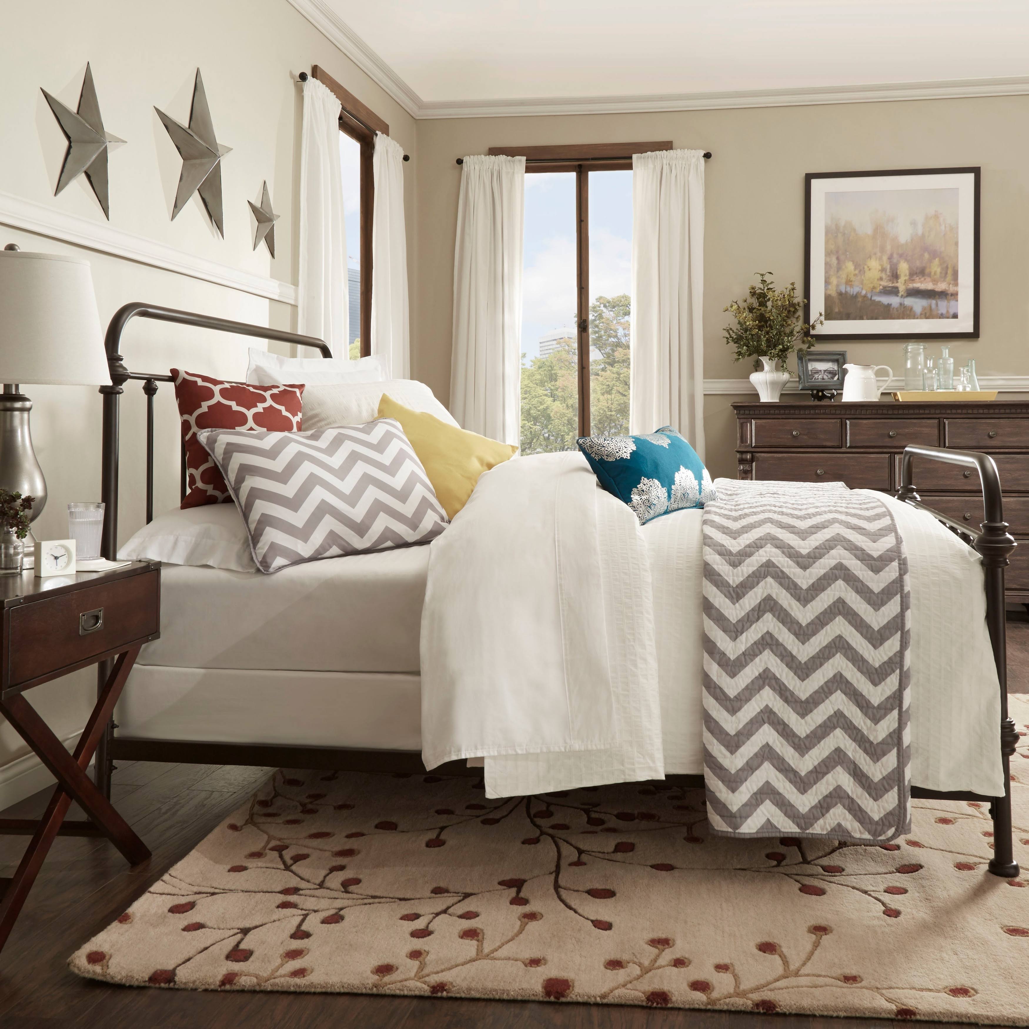Dark Bronze Twin Iron Bed H269