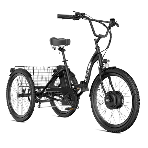 24" 499Wh Folding 3 Wheel Electric Tricycle M4087