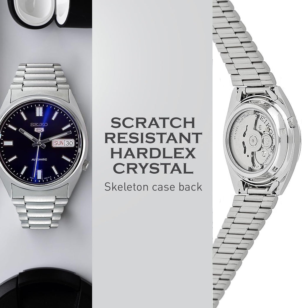 Automatic Watch with Blue Dial, Stainless Steel Case & Bracelet X332