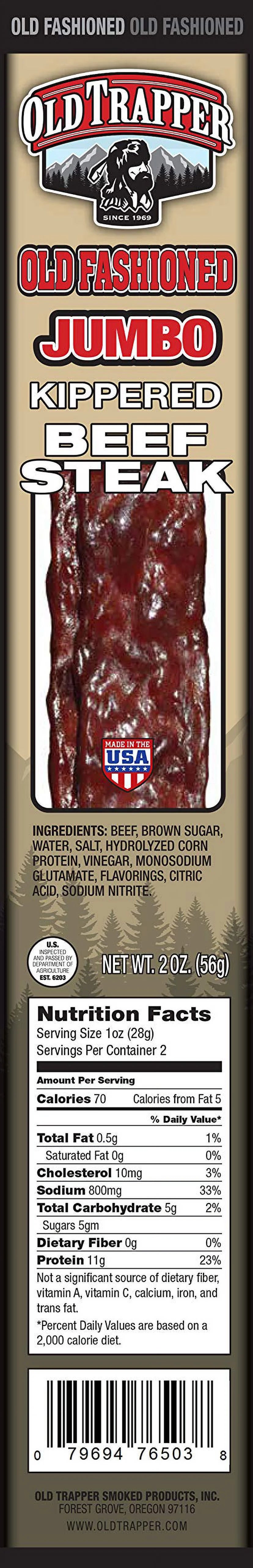 2 Ounce Pack Of 12 Smoked Beef Steak A96654