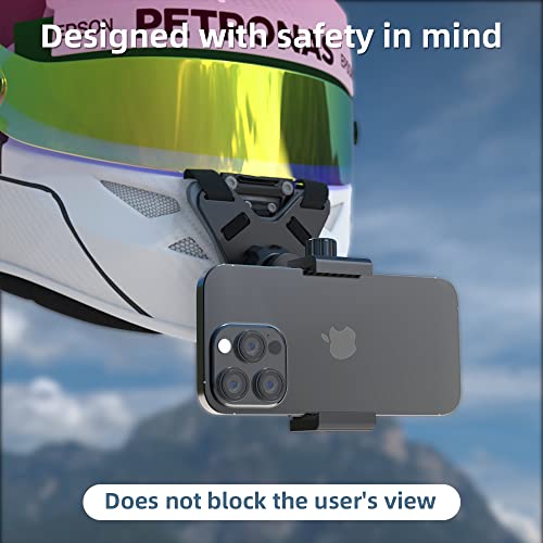 Motorcycle Helmet Chin Strap Mount with Phone Clip A4699