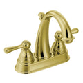 Two Handle Bathroom Faucet Polished Brass U8122