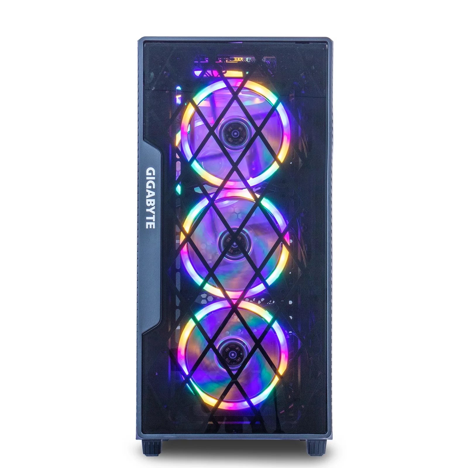 Gaming PC Desktop Computer, AMD Ryzen 5 4500 3.6GHz, RX6600, 16GB DDR4, 500GB NVME SSD, 6 RGB Fans P606608