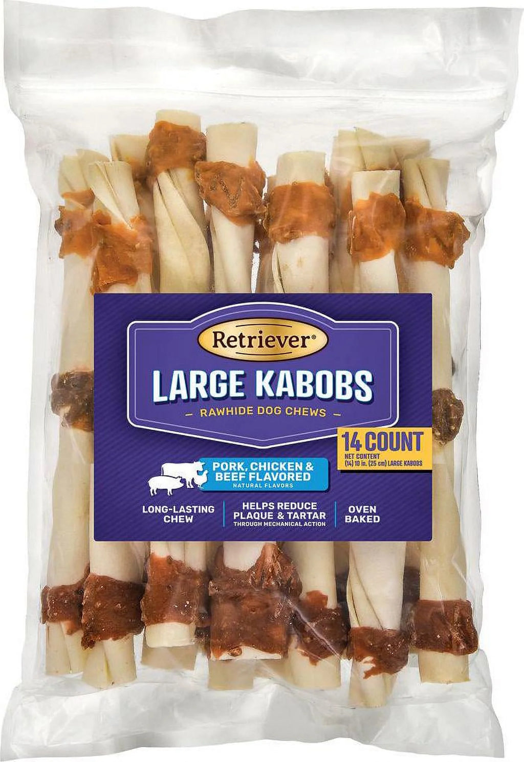14 ct. Rawhide Dog Chew Treats K590