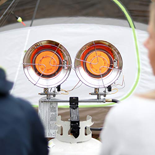 Double Tank Top Outdoor Propane Heater X1600