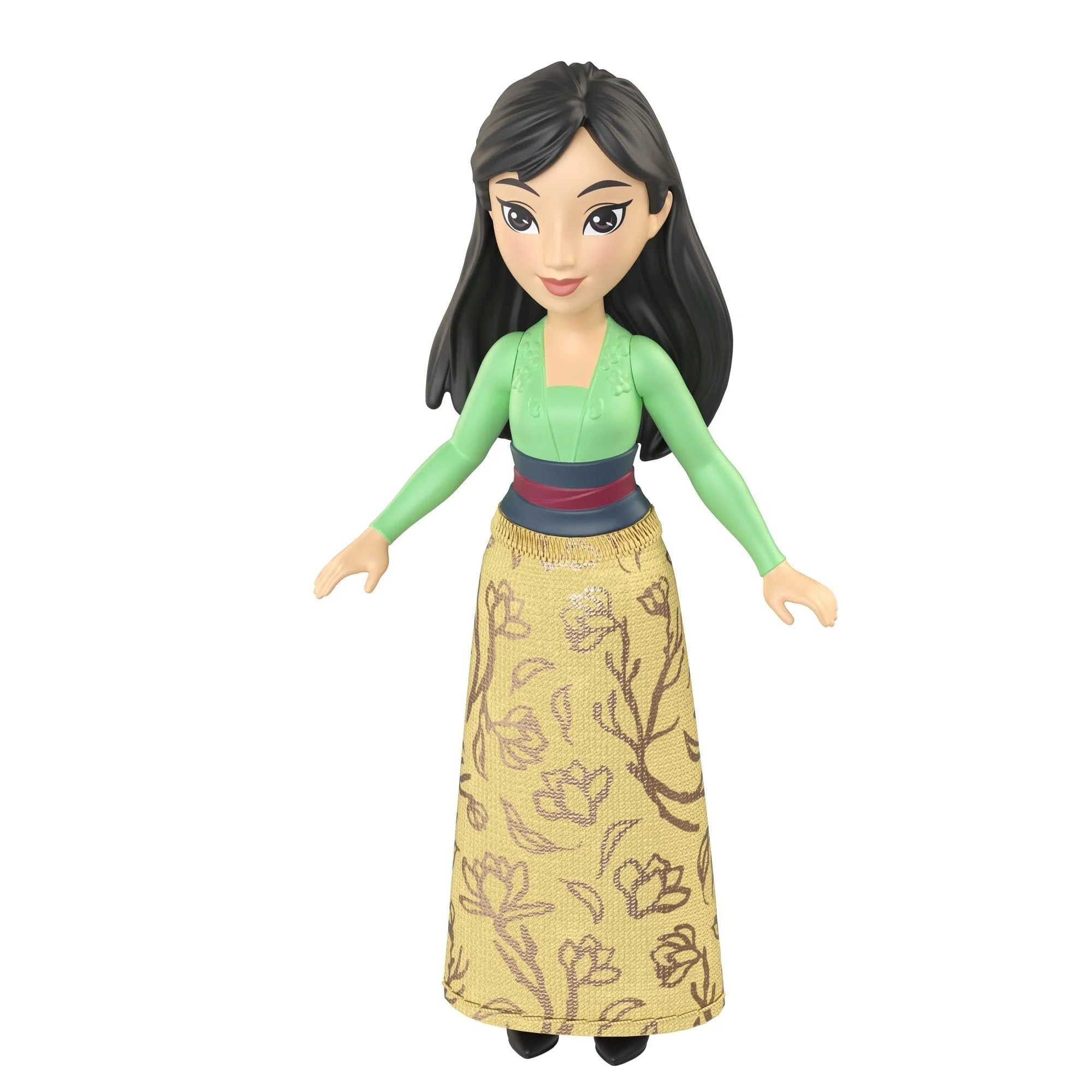 Bundle of 2 Disney Princess 3.5-inch Small Doll - Tiana & Mulan N813262