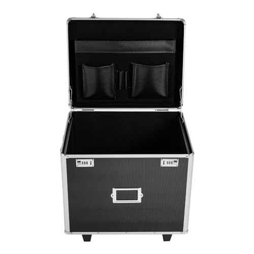 Locking File Storage Box with Wheels O805903