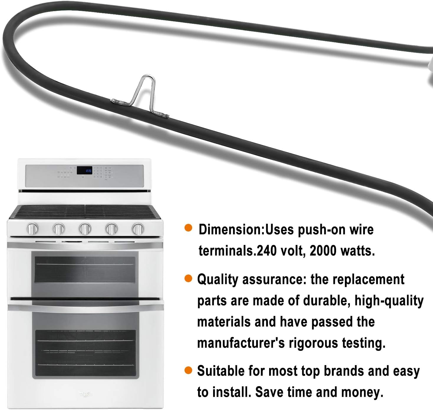 Black Range Oven Bake Heating Element M9810