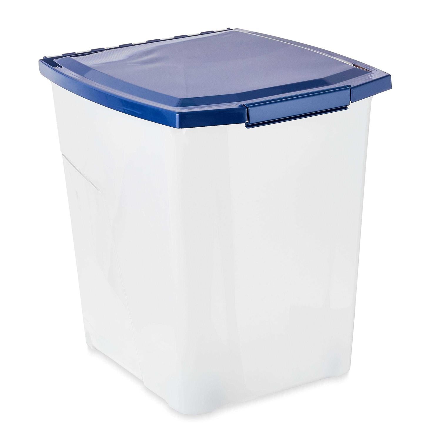 Plastic Pet Food Storage Container with Locking Lid P597