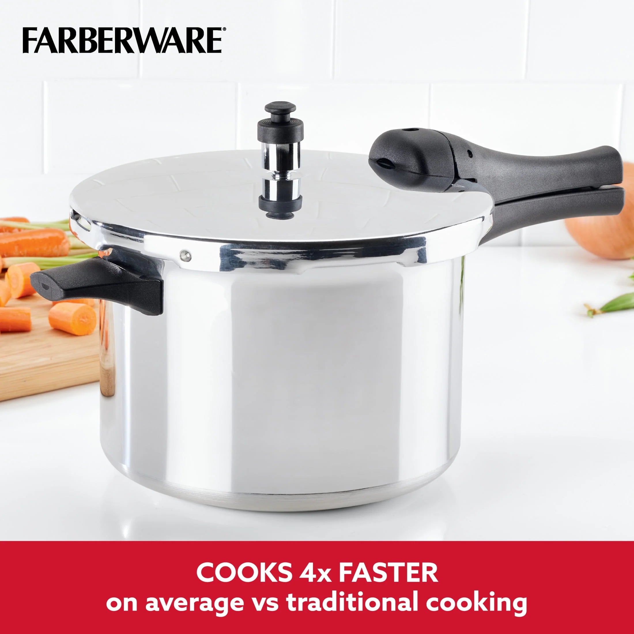 6-Quart Aluminum Stovetop Pressure Cooker G636