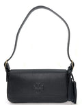 Black Flap Shoulder Bag J813808