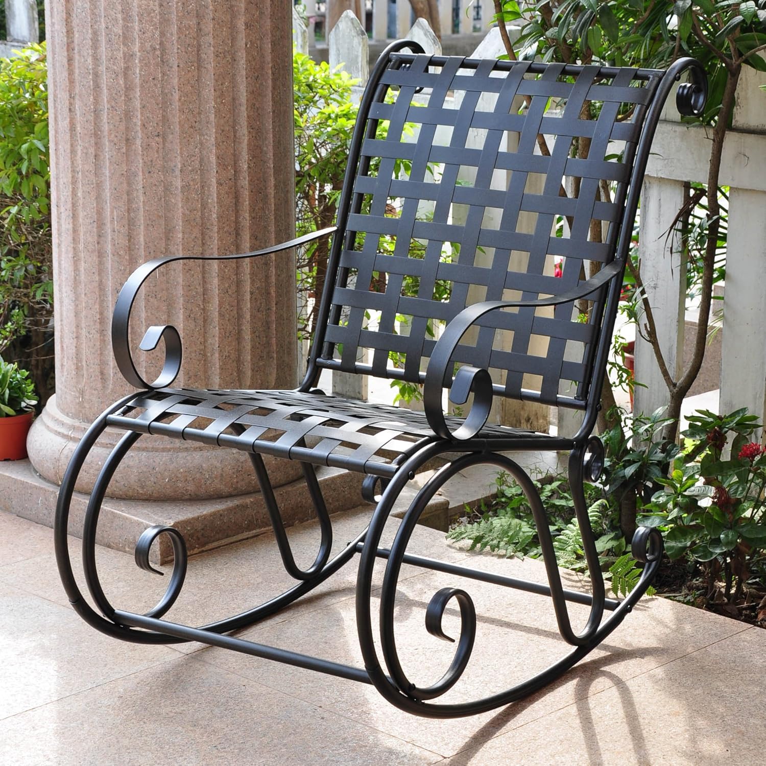 Iron Outdoor Patio Rocker Z197985