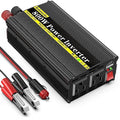 800 Watt DC 12v to 110v AC Car Power Inverter with 2 AC Outlets and 2.4A USB Ports X97852