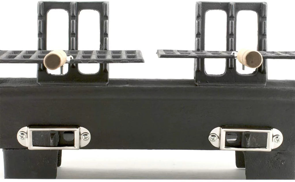Cast Iron Hibachi Charcoal Grill, 10 by 18-Inch F372906