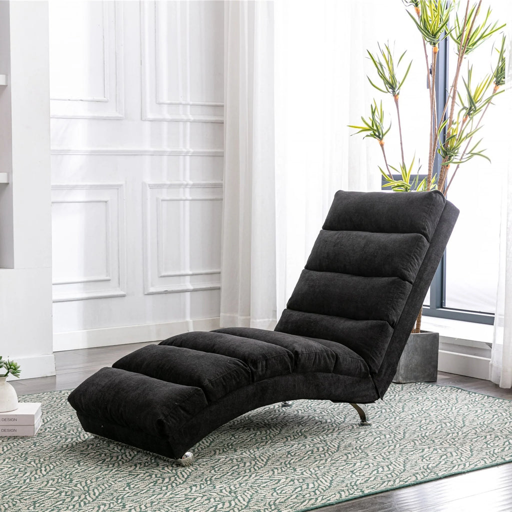Grey Oversized Chaise Lounge Massage Chair Q904