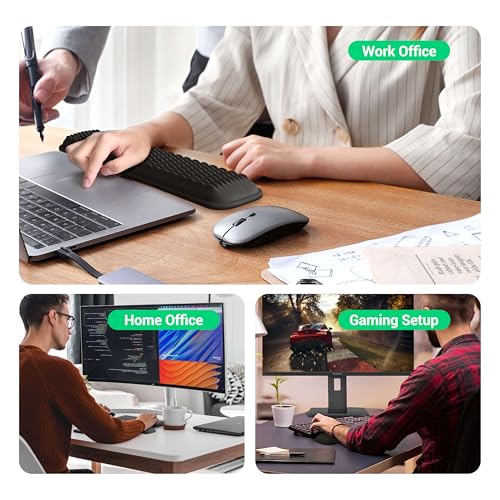 Black Memory Foam TKL Keyboard Wrist Rest I35274