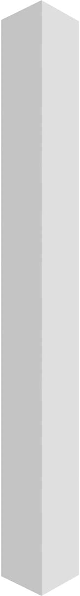 10"W x 9'H Square Non-Tapered Smooth PVC Column Wrap Kit Z329471