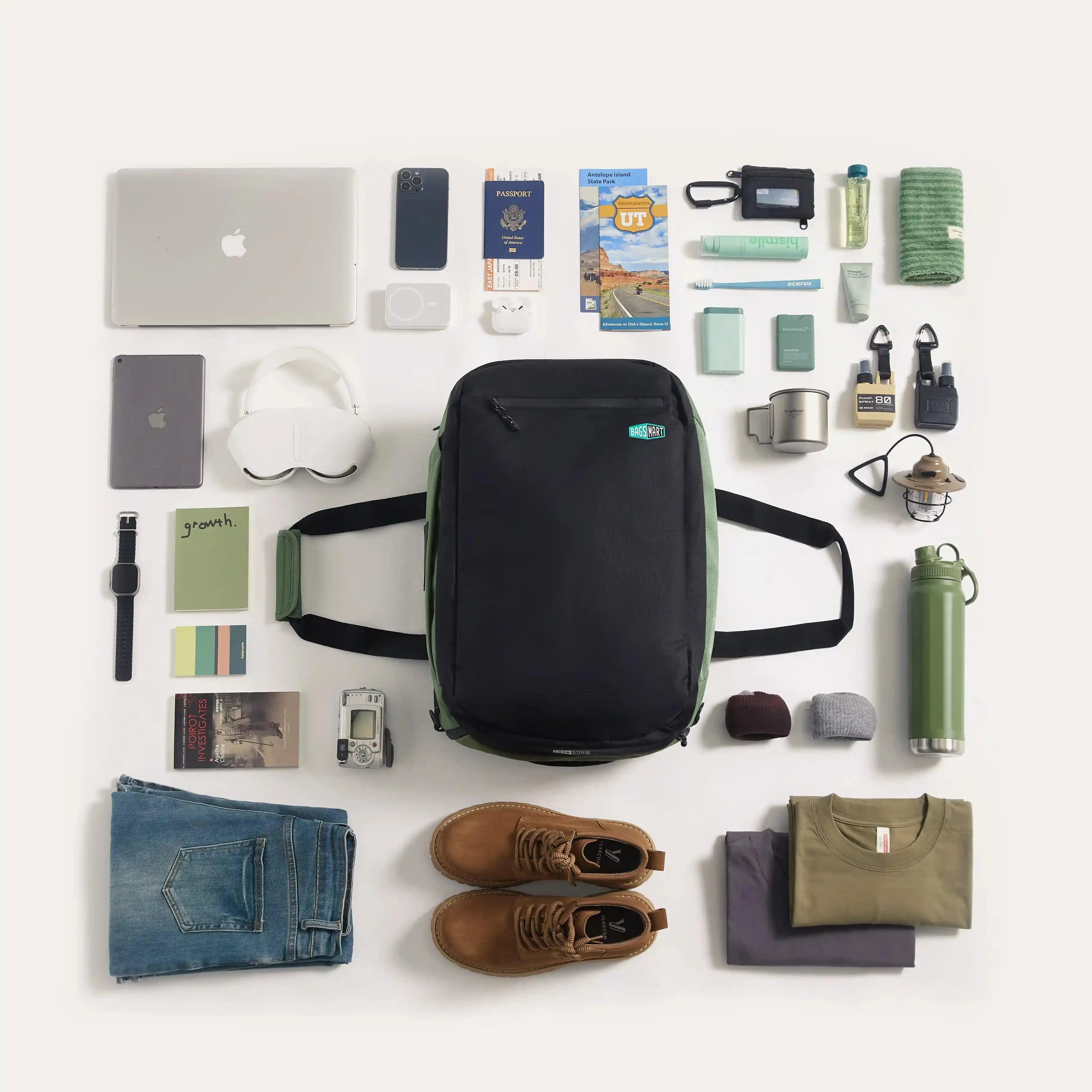 (FREE GIFT) Paz 43L Duffle Backpack