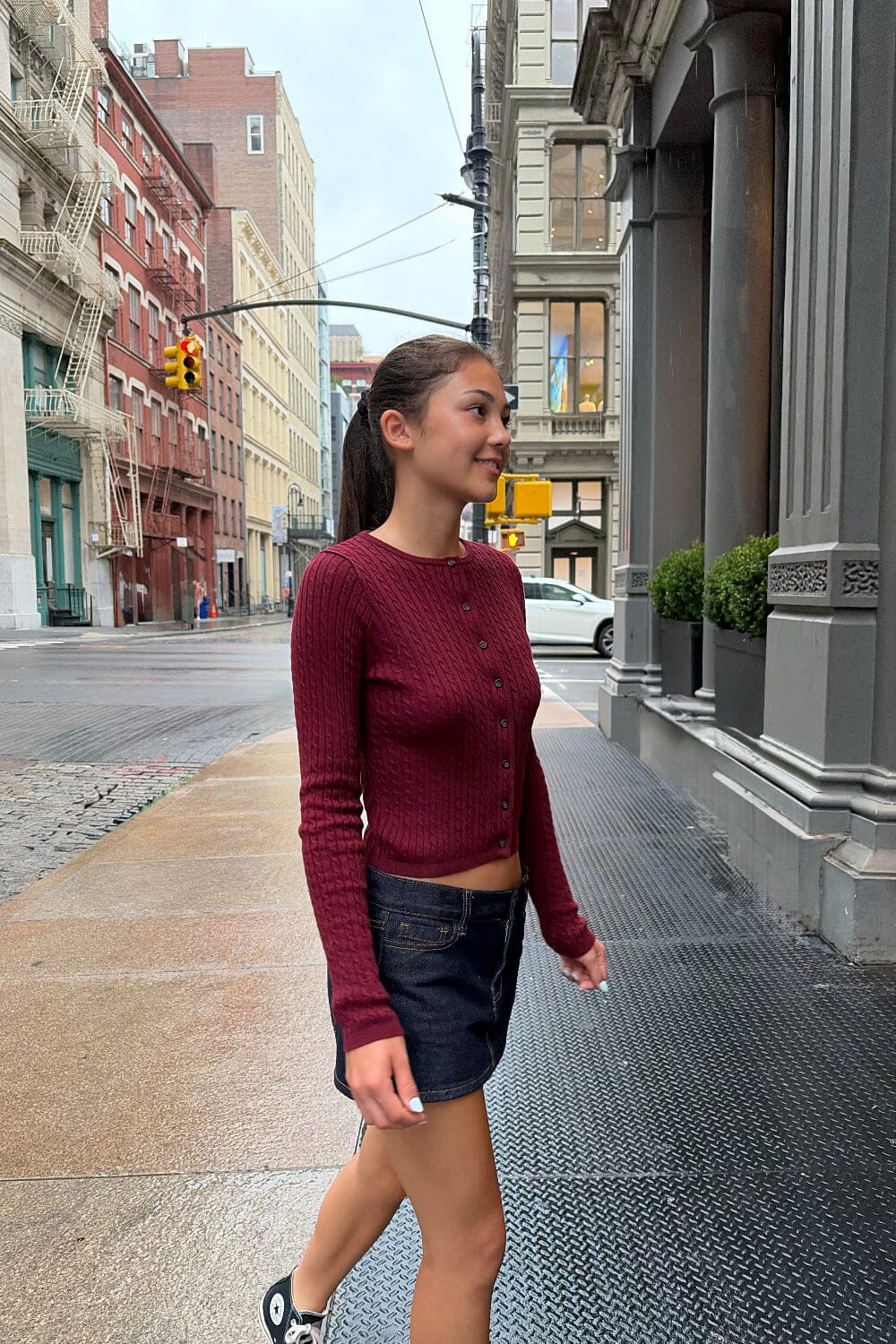 Zoe Cable Knit Cardigan