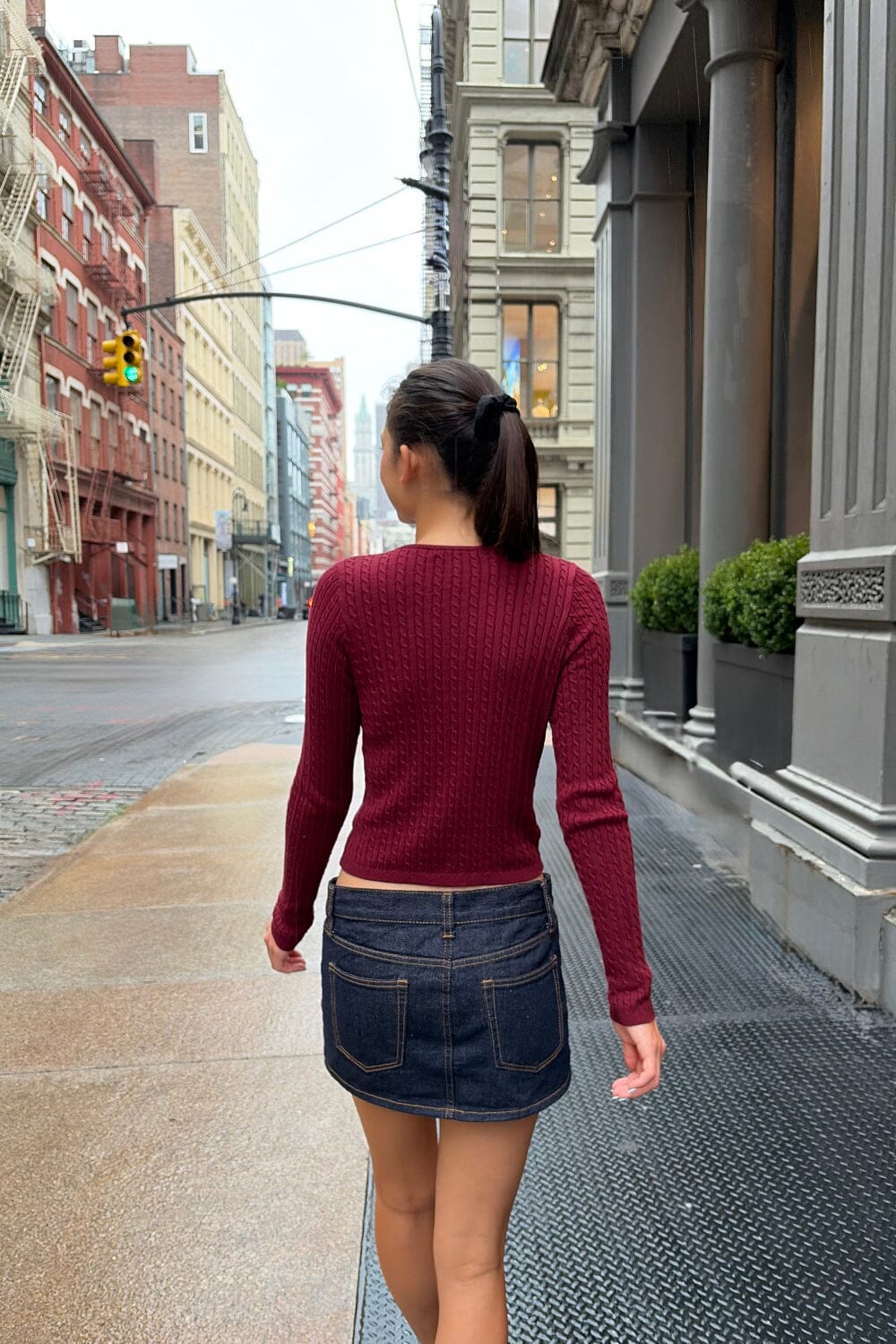 Zoe Cable Knit Cardigan