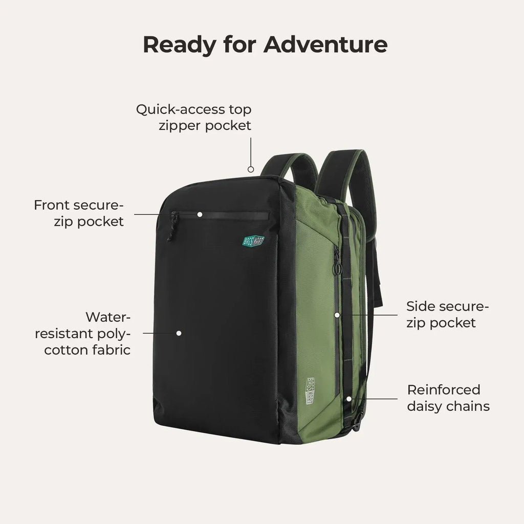 (FREE GIFT) Paz 43L Duffle Backpack