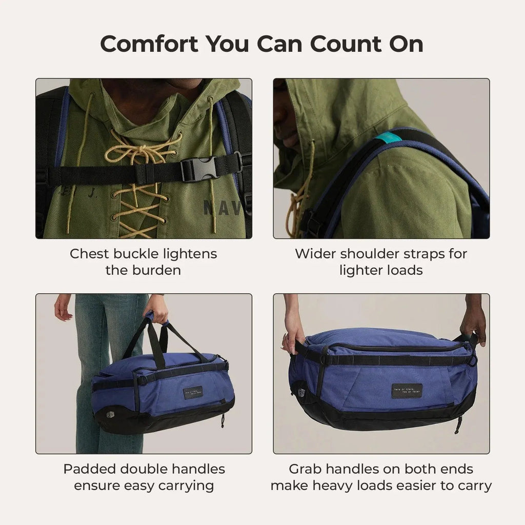 (FREE GIFT) Paz 43L Duffle Backpack