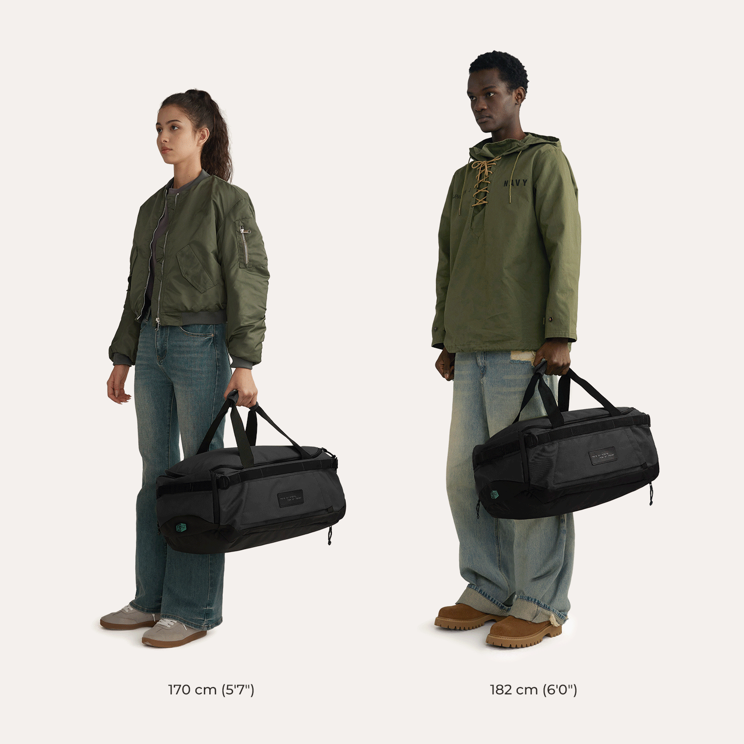 (FREE GIFT) Paz 43L Duffle Backpack