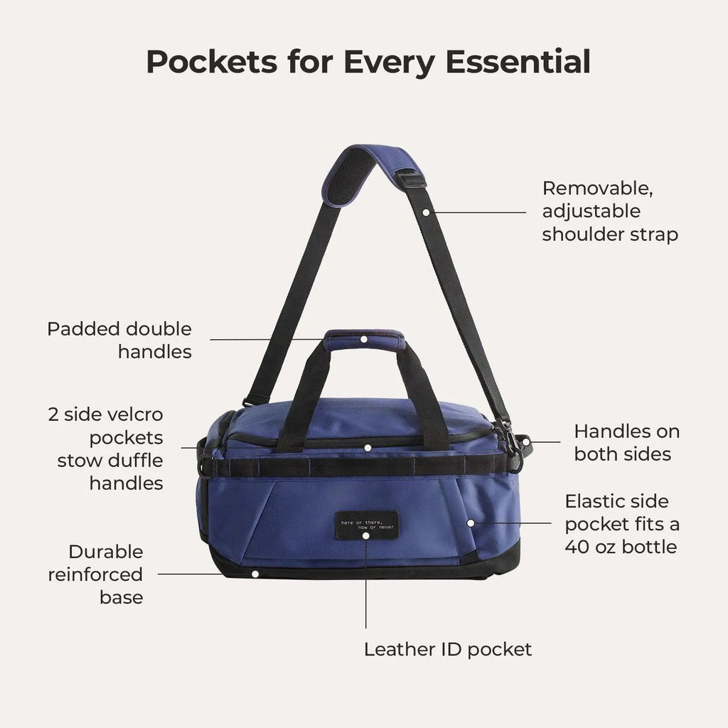 (FREE GIFT) Paz 43L Duffle Backpack