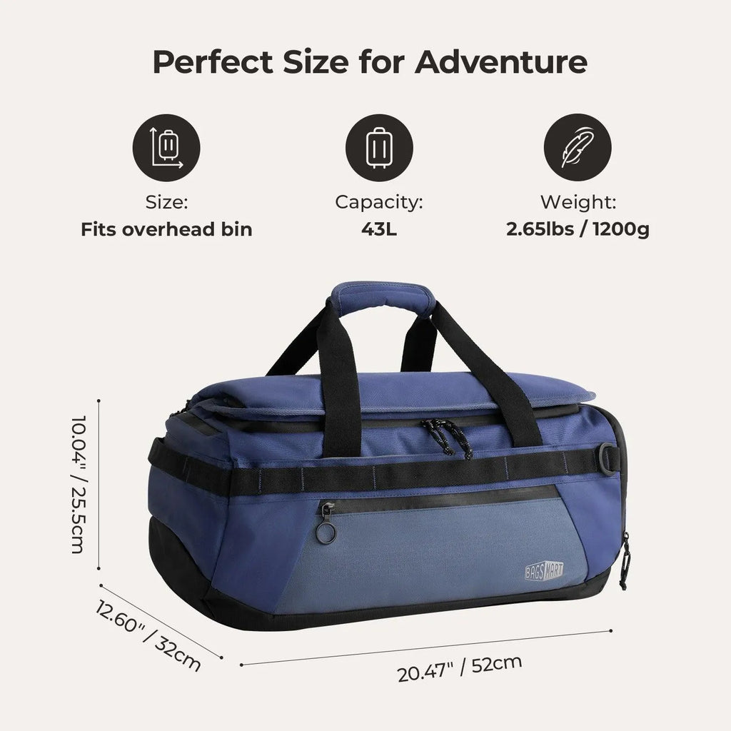 (FREE GIFT) Paz 43L Duffle Backpack