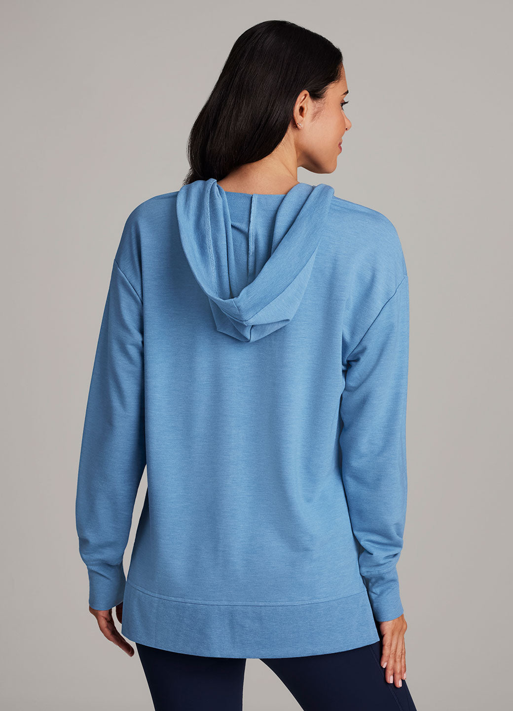 French Terry Hoodie Tunic