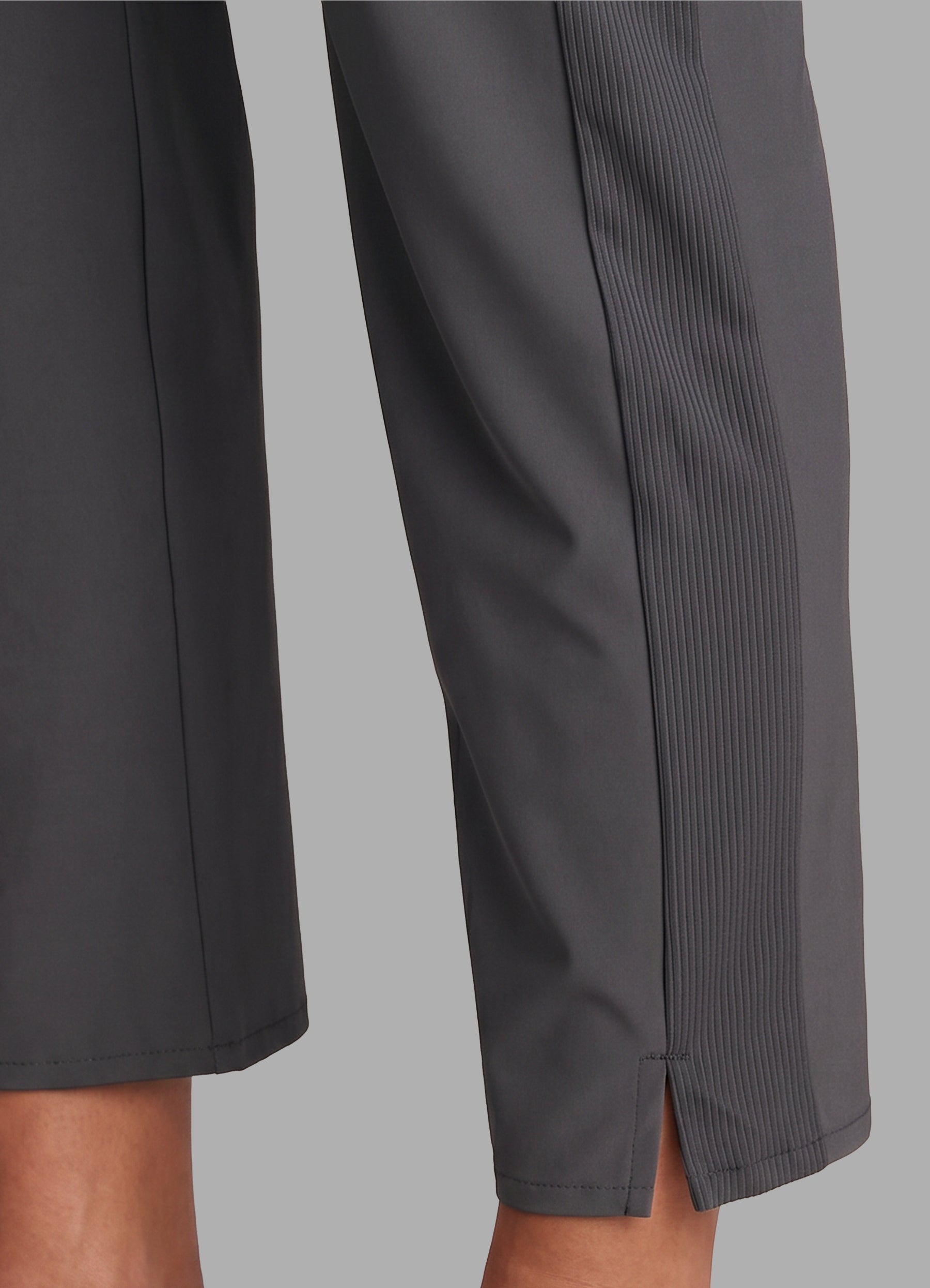 Plus City Stretch Ribbed Ankle Pant