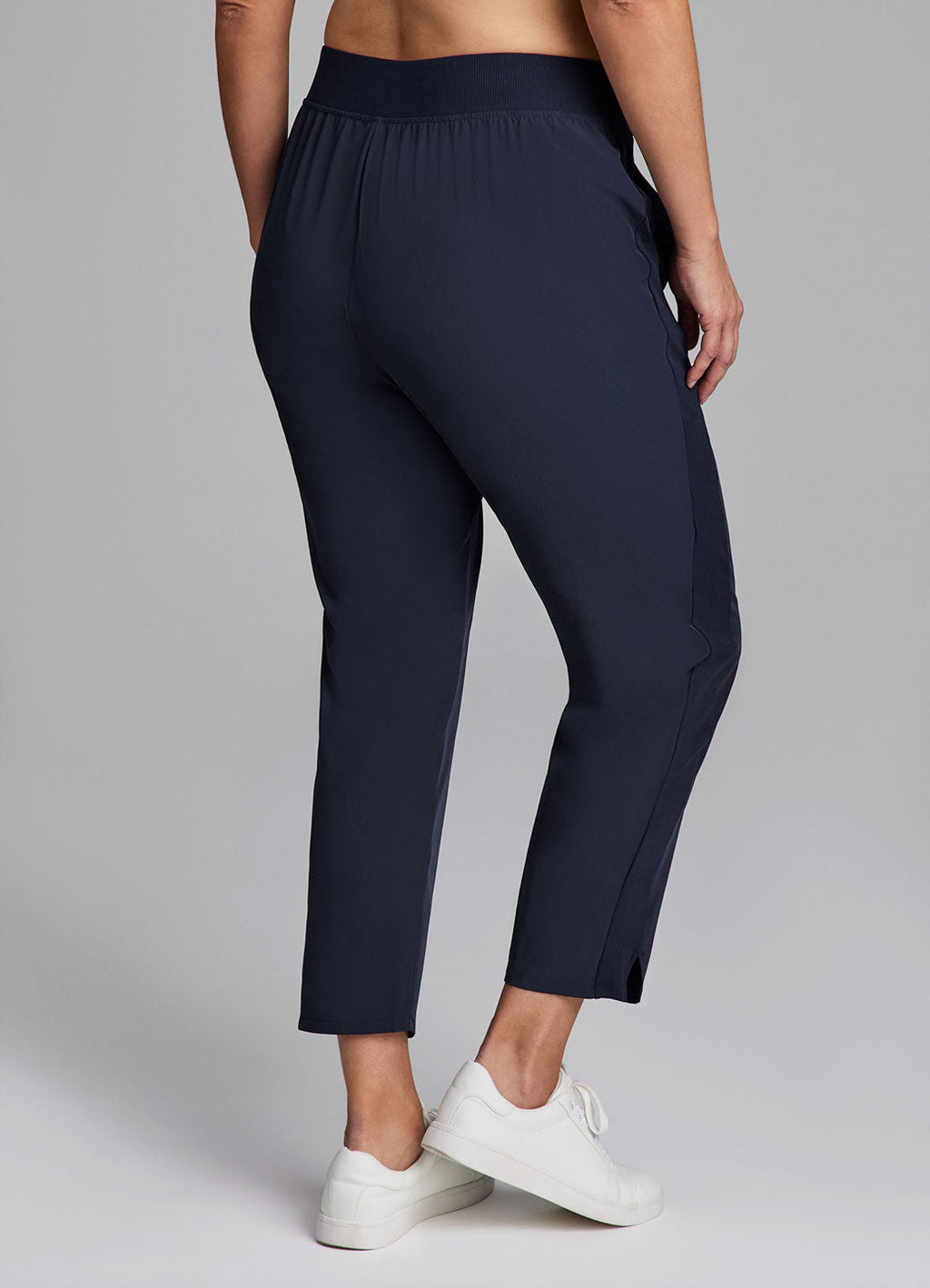 Plus City Stretch Ribbed Ankle Pant