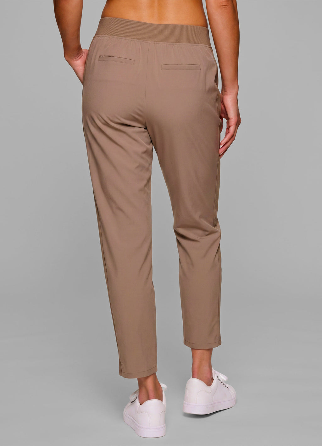 Plus City Stretch Ribbed Ankle Pant