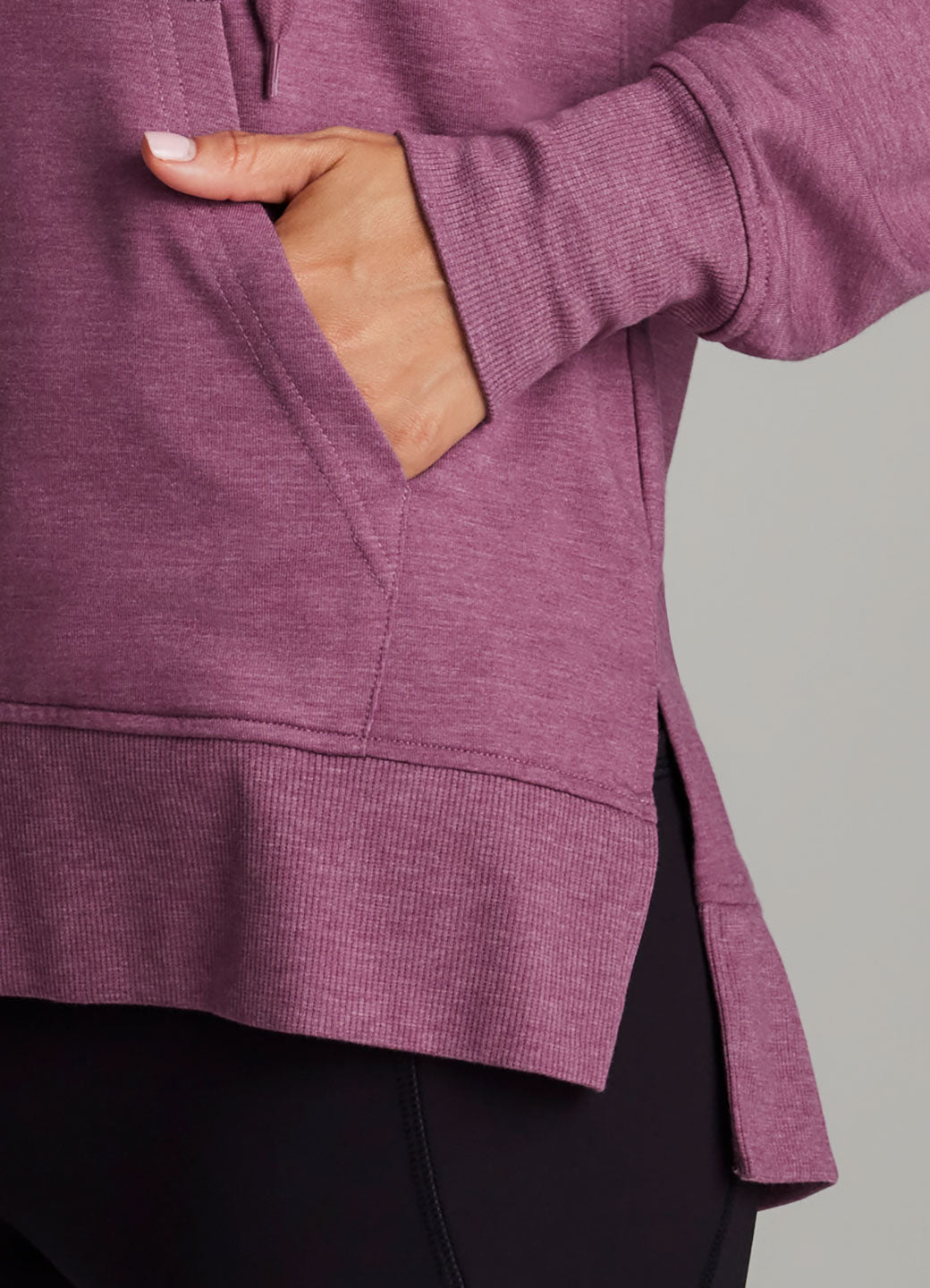 French Terry Hoodie Tunic