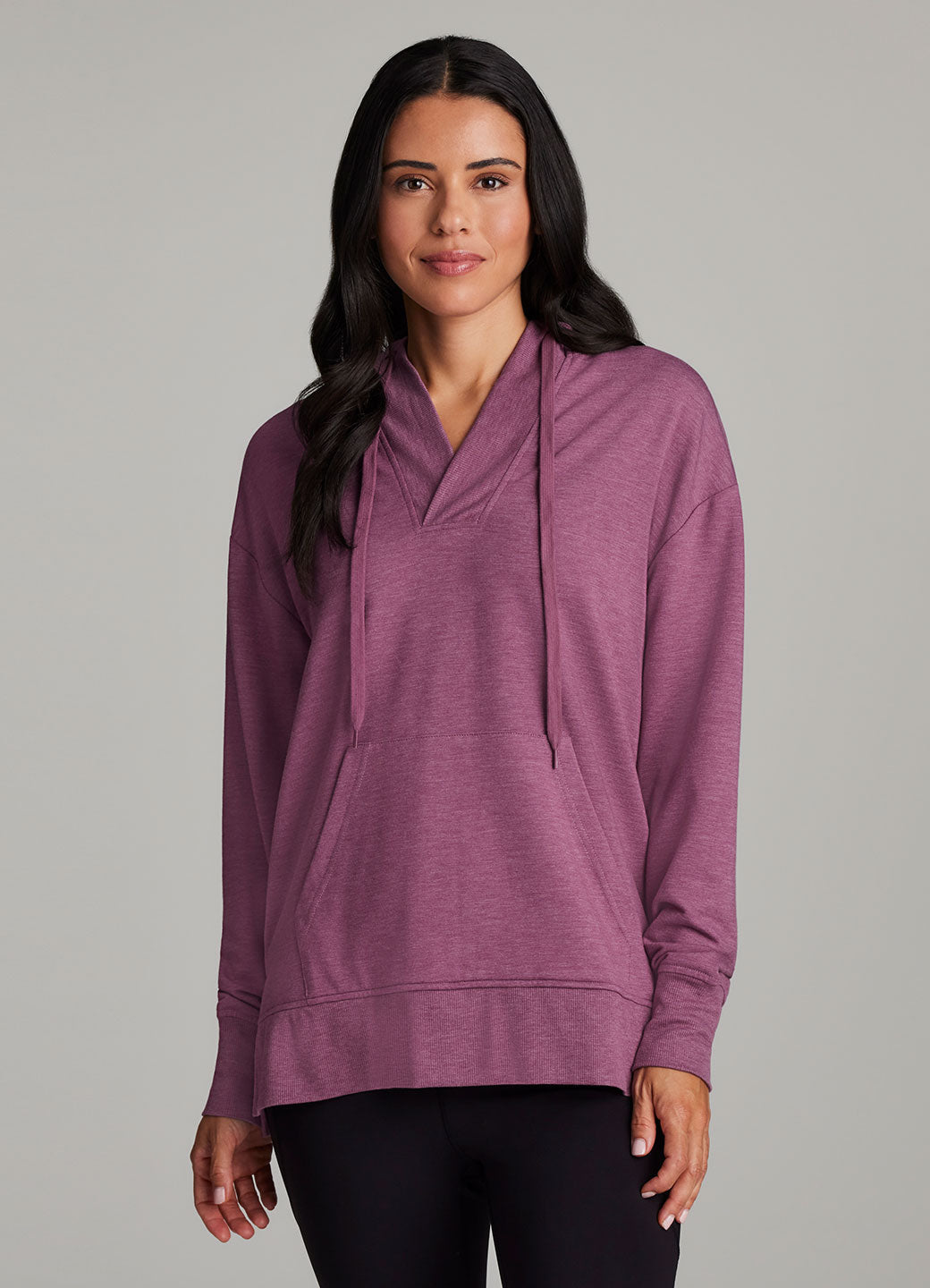 French Terry Hoodie Tunic