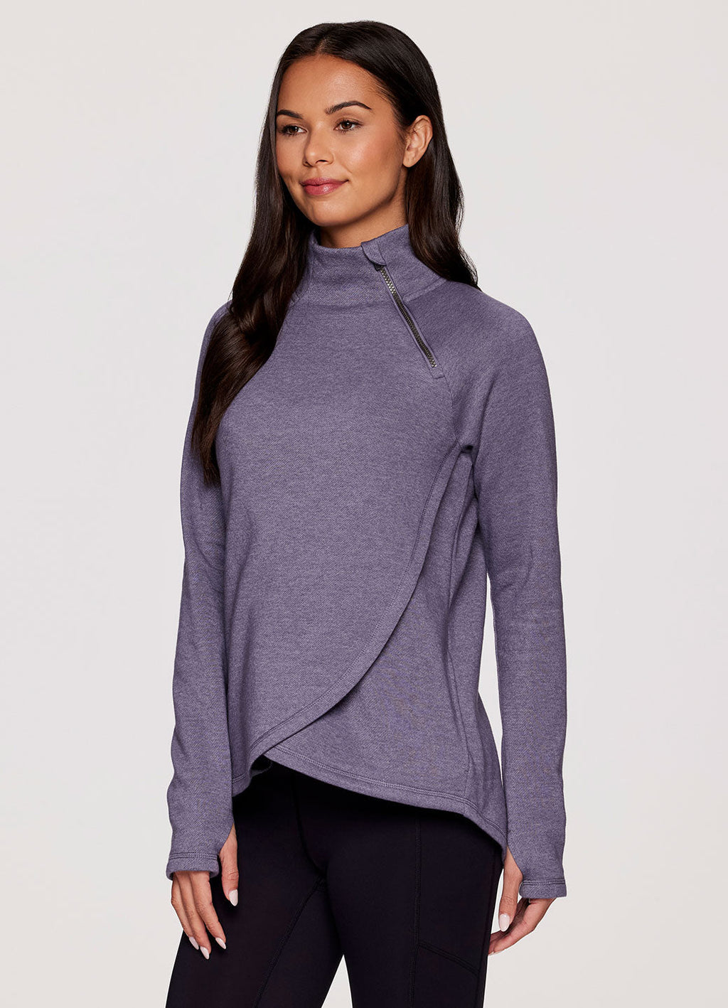 Ready To Roll Fleece Mock Neck Pullover