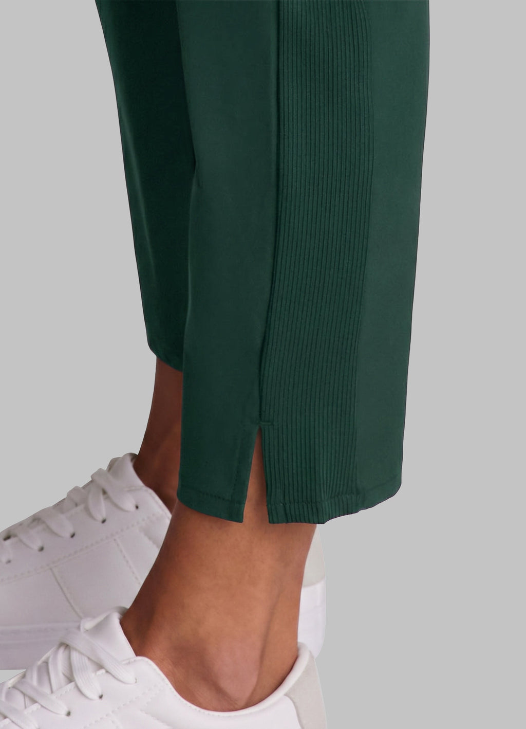 Plus City Stretch Ribbed Ankle Pant