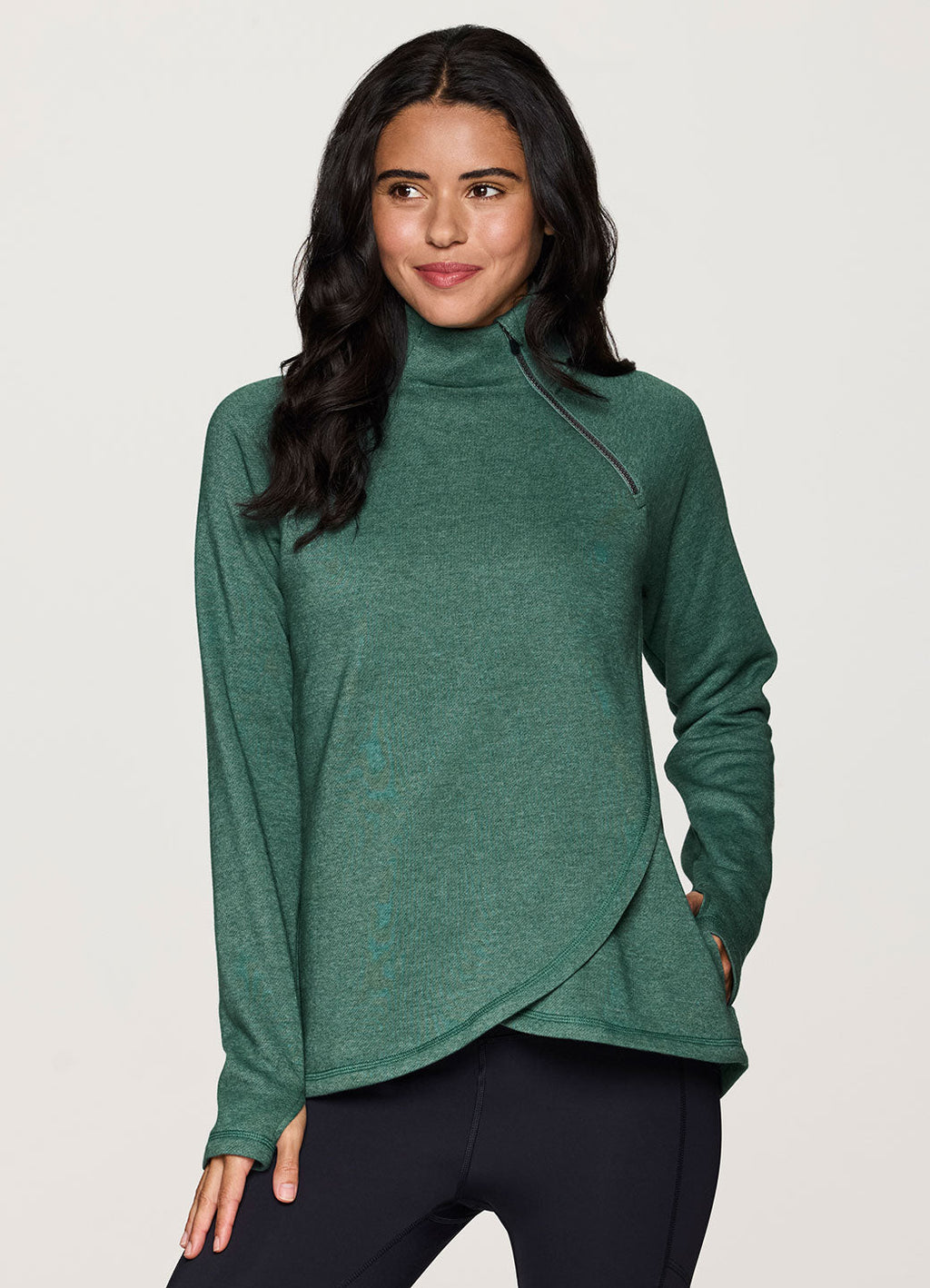 Ready To Roll Fleece Mock Neck Pullover