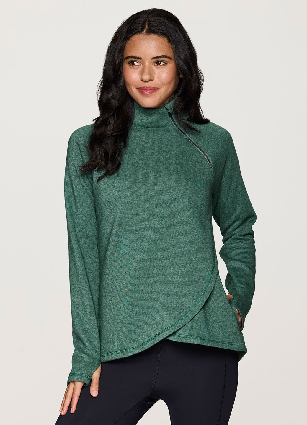 Ready To Roll Fleece Mock Neck Pullover