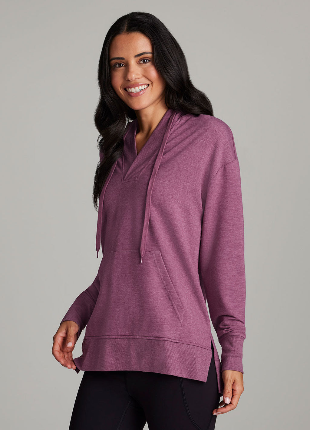 French Terry Hoodie Tunic