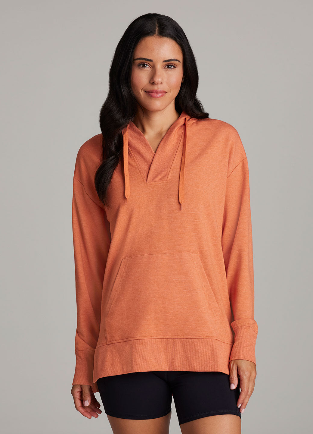 French Terry Hoodie Tunic