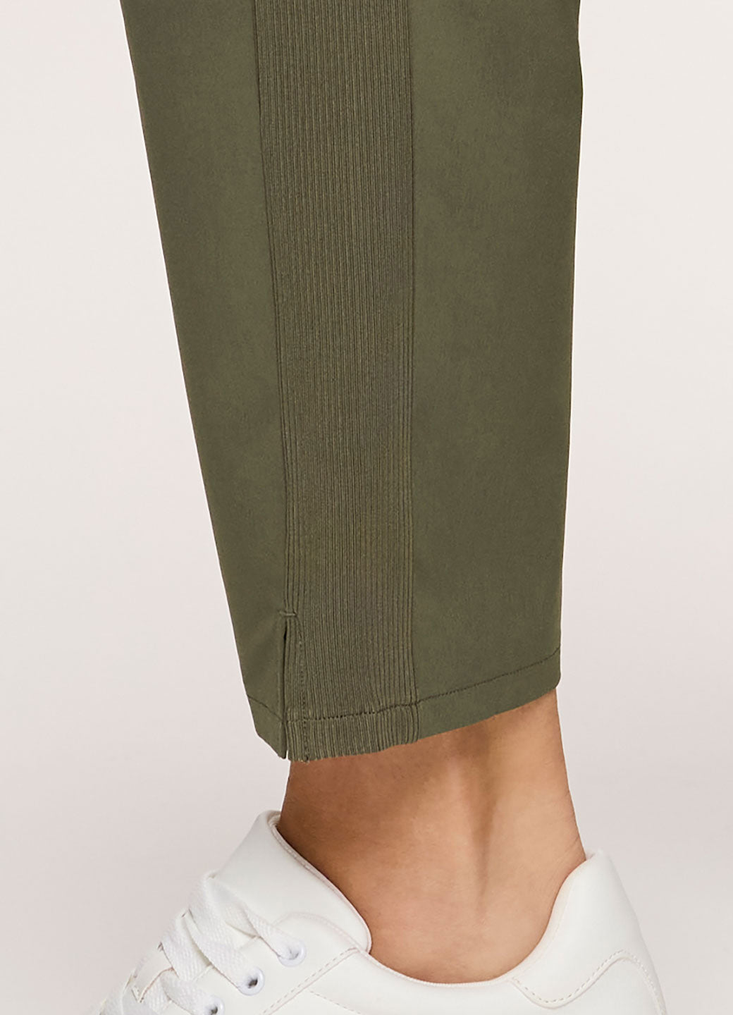 Plus City Stretch Ribbed Ankle Pant