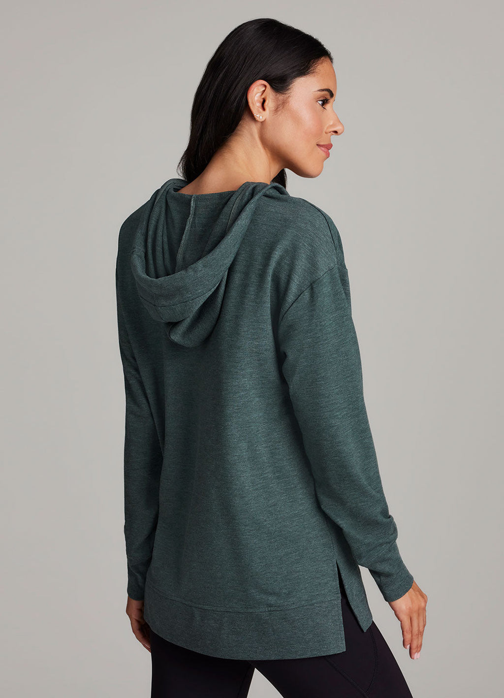 French Terry Hoodie Tunic